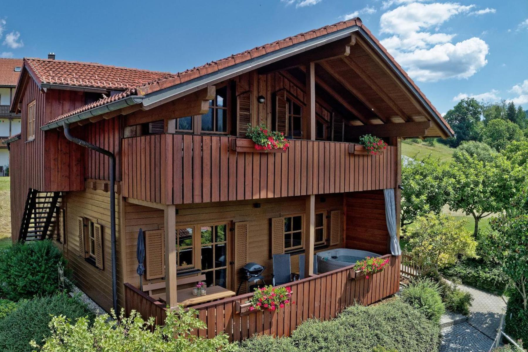 Ferienwohnungen Holzferienhaeuser Leithenwald Zwiesel Exterior photo