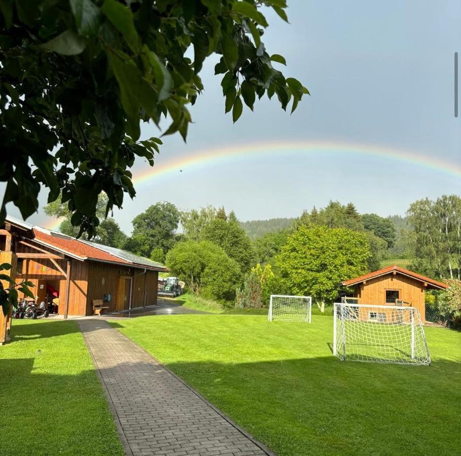 Ferienwohnungen Holzferienhaeuser Leithenwald Zwiesel Exterior photo