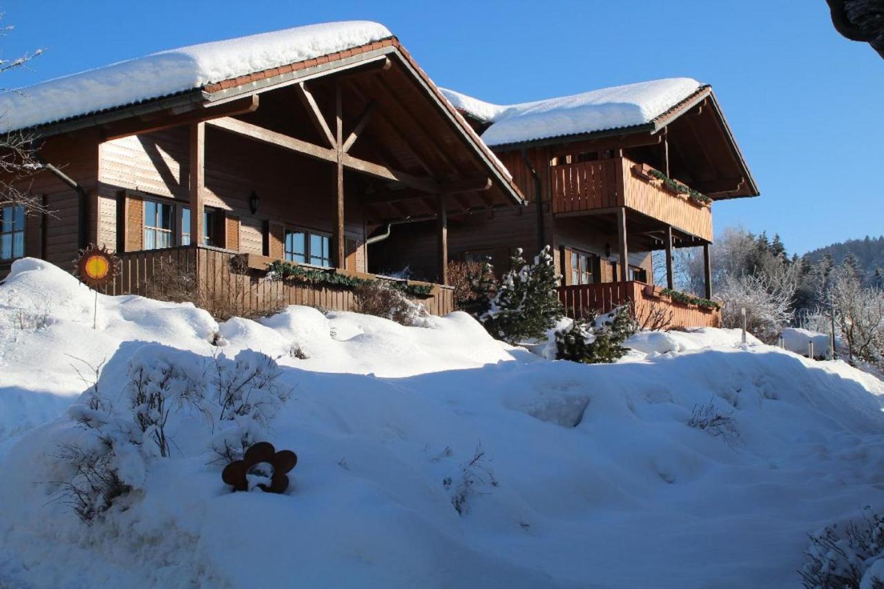 Ferienwohnungen Holzferienhaeuser Leithenwald Zwiesel Exterior photo